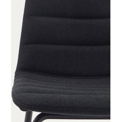 Kave Home Zunilda - 2 Barstole - Sort - Industriel Stil Kave Home Zunilda - 2 Barstole - Sort - Industriel Stil