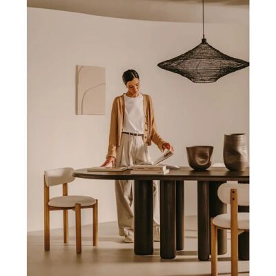 Kave Home Makai Metal Loftlampe - 87cm - Sort Kave Home Makai Metal Loftlampe - 87cm - Sort