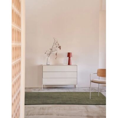 Kave Home Vedrana 3-skuffeskommode - Moderne Hvid Opbevaringsmøbel Kave Home Vedrana 3-skuffeskommode - Moderne Hvid Opbevaringsmøbel