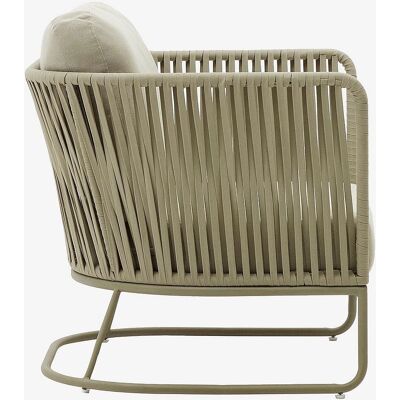 Kave Home Saconca Udendørsstol - Grøn - UV-resistent stof Kave Home Saconca Udendørsstol - Grøn - UV-resistent stof