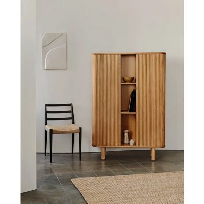 Kave Home Analy Solid Eiketre Stol - Rustikk Stil Kave Home Analy Solid Eiketre Stol - Rustikk Stil