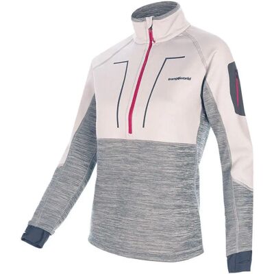 Trangoworld BELLAGIO KB - Sweatshirt - Gris clair - Équipement outdoor Trangoworld BELLAGIO KB - Sweatshirt - Gris clair - Équipement outdoor
