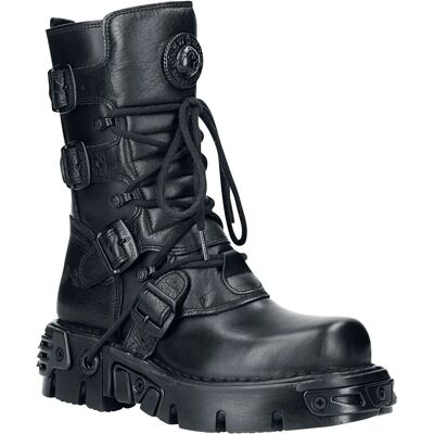 New Rock Nomada Schwarze Stiefel - Streetwear Stil New Rock Nomada Schwarze Stiefel - Streetwear Stil