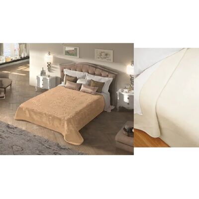 PIELSA - GOFRADA - 220x240 cm - Naturalny - Blanket PIELSA - GOFRADA - 220x240 cm - Naturalny - Blanket