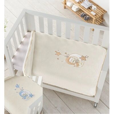 Pielsa Baby - Luna3 Niebieska Kocyk dla Niemowląt - Typ Dziecka Pielsa Baby - Luna3 Niebieska Kocyk dla Niemowląt - Typ Dziecka