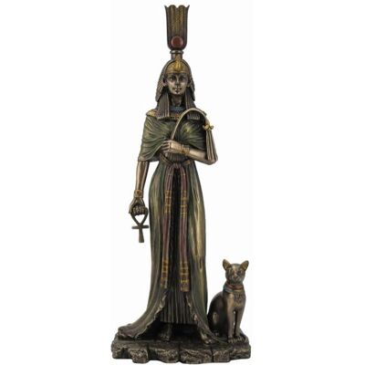SIGNES GRIMALT Nefertiti Figura de bronce - Reina egipcia - 27cm SIGNES GRIMALT Nefertiti Figura de bronce - Reina egipcia - 27cm