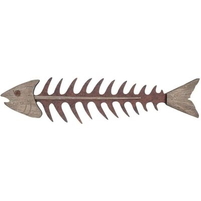 SIGNES GRIMALT - Pesce da parete - Καφέ γηρασμένο ξύλο SIGNES GRIMALT - Pesce da parete - Καφέ γηρασμένο ξύλο