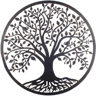 Signes Grimalt Δέντρο της Ζωής Μεταλλική Διακόσμηση Τοίχου - 82cm - Μαύρο Signes Grimalt Δέντρο της Ζωής Μεταλλική Διακόσμηση Τοίχου - 82cm - Μαύρο