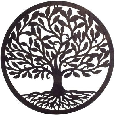 Signes Grimalt - Árbol de la Vida Arte de Pared en Metal - 50x1x50 cm Signes Grimalt - Árbol de la Vida Arte de Pared en Metal - 50x1x50 cm