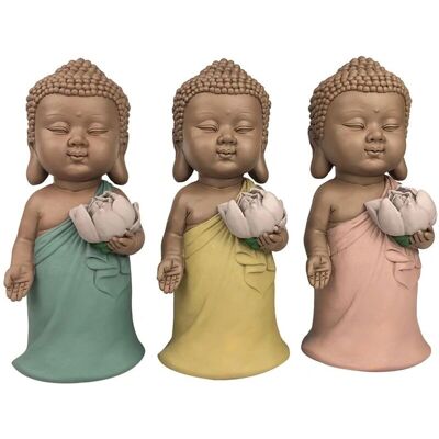 Signes Grimalt Buddha Figuren-Set - Glück, Ruhe - 17.5cm Signes Grimalt Buddha Figuren-Set - Glück, Ruhe - 17.5cm
