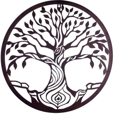 Signes Grimalt Colgante de Metal Árbol de la Vida Marrón - Decoración de Pared Signes Grimalt Colgante de Metal Árbol de la Vida Marrón - Decoración de Pared