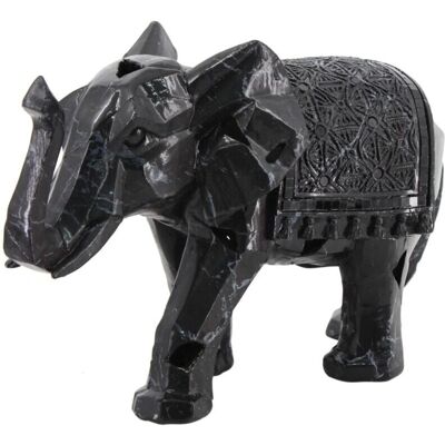 Figurine d'éléphant en résine Signes Grimalt - Décoration animale 19x12x29cm Figurine d'éléphant en résine Signes Grimalt - Décoration animale 19x12x29cm
