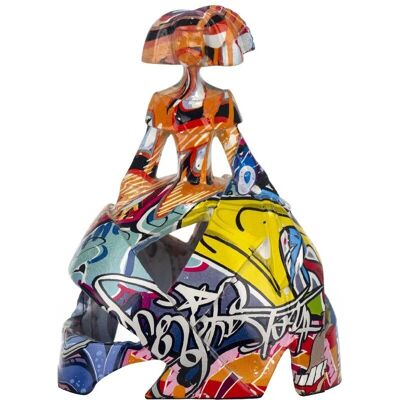 Figurine en Résine Multicolore Signes Grimalt - 8x12x15cm - Figurine Figurine en Résine Multicolore Signes Grimalt - 8x12x15cm - Figurine