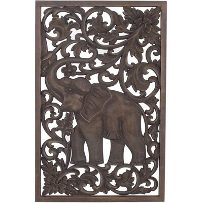 Signes Grimalt - Plaque Murale Éléphant - Décor Ethnique - Art Mural Signes Grimalt - Plaque Murale Éléphant - Décor Ethnique - Art Mural
