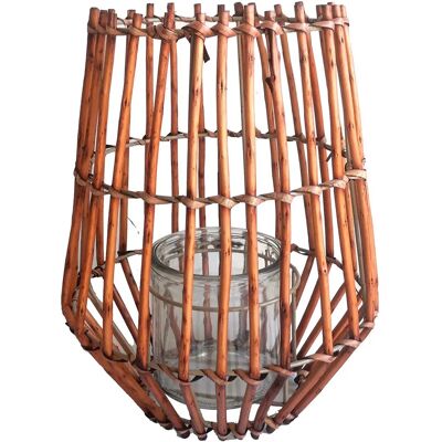 Signes Grimalt - Θήκη κεριού espadaña - Ρουστίκ διακόσμηση - 29x13x13cm Signes Grimalt - Θήκη κεριού espadaña - Ρουστίκ διακόσμηση - 29x13x13cm