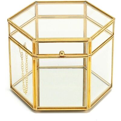 Signes Grimalt - Organizer Κοσμημάτων - Χρυσό - 13x15x18cm Signes Grimalt - Organizer Κοσμημάτων - Χρυσό - 13x15x18cm