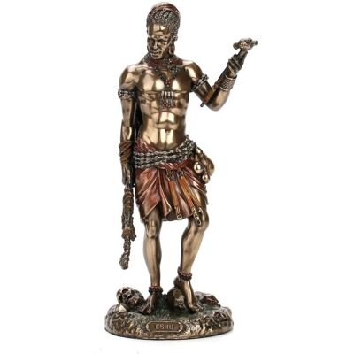 Signes Grimalt - Ξυλόγλυπτη φιγούρα του θεού Eshu Yoruba από ρητίνη - Διακόσμηση κήπου και σπιτιού Signes Grimalt - Ξυλόγλυπτη φιγούρα του θεού Eshu Yoruba από ρητίνη - Διακόσμηση κήπου και σπιτιού