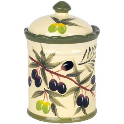 Signes Grimalt - Γκρι Κουζίνα Ζάχαρη & Ελιές Βάζο - 18x12x12cm Signes Grimalt - Γκρι Κουζίνα Ζάχαρη & Ελιές Βάζο - 18x12x12cm