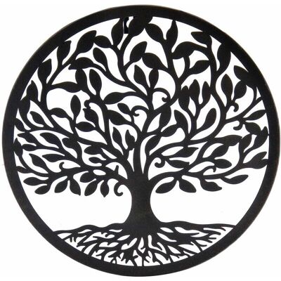 Signes Grimalt Μαύρη Μεταλλική Διακόσμηση Τοίχου - Mandala Τέχνη - 30x30cm - Διακοσμητικό Τοίχου Signes Grimalt Μαύρη Μεταλλική Διακόσμηση Τοίχου - Mandala Τέχνη - 30x30cm - Διακοσμητικό Τοίχου