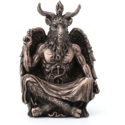 Μορφή Baphomet από μπρούντζο σε ασημί - Signes Grimalt 13x7x8.5cm Μορφή Baphomet από μπρούντζο σε ασημί - Signes Grimalt 13x7x8.5cm