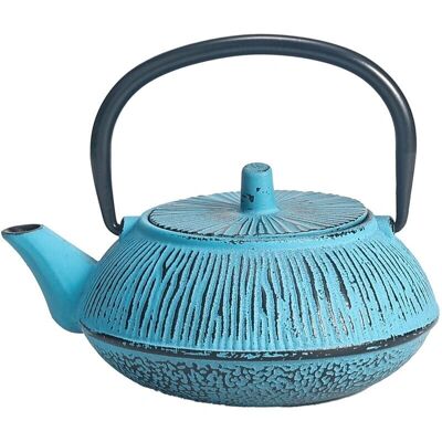 Théière en Fonte Bleue Signes Grimalt - Style Japonais pour 1-2 Tasses - Publicité Théière en Fonte Bleue Signes Grimalt - Style Japonais pour 1-2 Tasses - Publicité