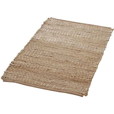 SIGNES GRIMALT - Alfombra ovalada de yute - Decoración natural hecha a mano - 55x85cm SIGNES GRIMALT - Alfombra ovalada de yute - Decoración natural hecha a mano - 55x85cm