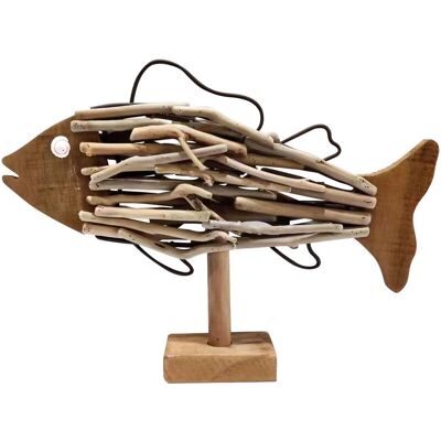 Signes Grimalt - Θαλάσσια Φιγούρα - Figure σε Ρητίνη - Καφέ - 22x5x32 cm Signes Grimalt - Θαλάσσια Φιγούρα - Figure σε Ρητίνη - Καφέ - 22x5x32 cm