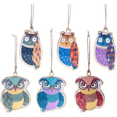 Pendentif Décoratif Hibou Signes Grimalt - Multicolore Pendentif Décoratif Hibou Signes Grimalt - Multicolore