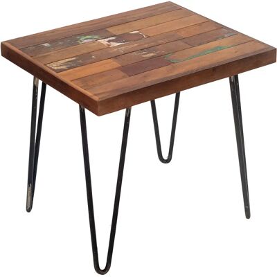 Signes Grimalt - Μικρό Τραπέζι - Καφέ - 41x51x46cm Signes Grimalt - Μικρό Τραπέζι - Καφέ - 41x51x46cm