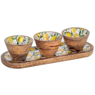 SIGNES GRIMALT 30400 Κίτρινο Μάγκνο Ξύλο Δίσκος 3x38x13cm SIGNES GRIMALT 30400 Κίτρινο Μάγκνο Ξύλο Δίσκος 3x38x13cm
