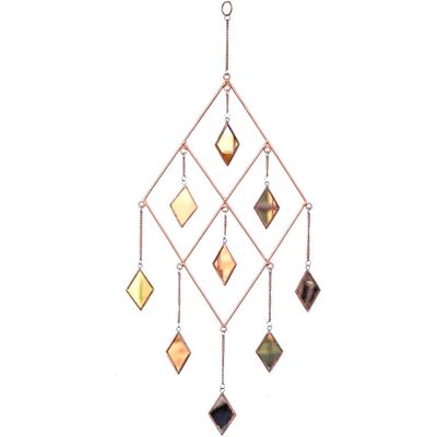 Signes Grimalt - Mobile Décoratif Mosaïque Doré - 81x30x2cm Signes Grimalt - Mobile Décoratif Mosaïque Doré - 81x30x2cm