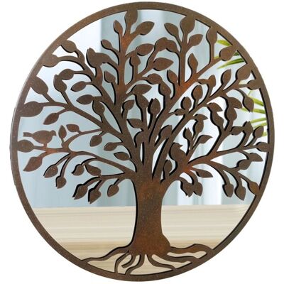 Signes Grimalt - Décoration Murale Arbre de Vie Miroir - Mandala Ethnique - 50x50cm - Publicité Signes Grimalt - Décoration Murale Arbre de Vie Miroir - Mandala Ethnique - 50x50cm - Publicité