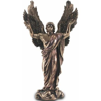 Figurine d'ange en bronze Signes Grimalt - Metatron - Doré - 37cm Figurine d'ange en bronze Signes Grimalt - Metatron - Doré - 37cm