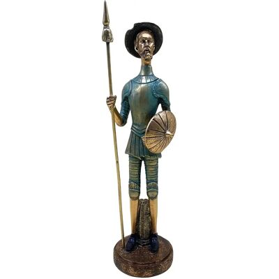Signes Grimalt - Figur Don Quichotte Grise 8x8x31cm - Figur de Personne - Publicité Signes Grimalt - Figur Don Quichotte Grise 8x8x31cm - Figur de Personne - Publicité