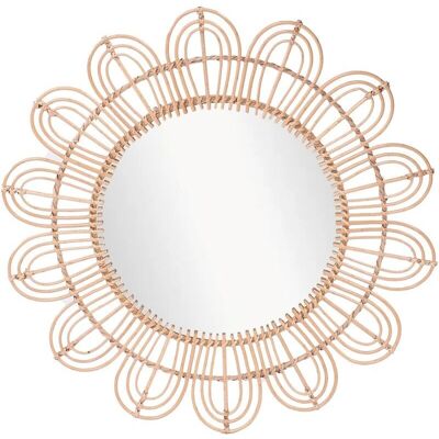 Signes Grimalt Λευκό 90x90cm Ήλιος Κάτοπτρο - Κάτοπτρο Signes Grimalt Λευκό 90x90cm Ήλιος Κάτοπτρο - Κάτοπτρο