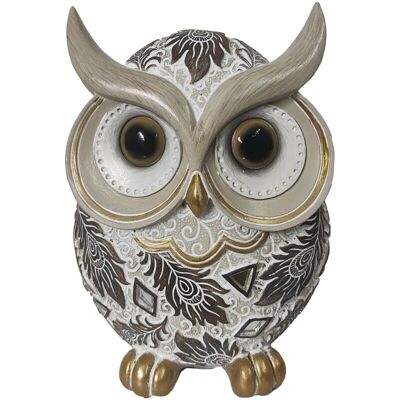 Figure de Chouette Grise ORIGEN Home Decor - Décoration Murale - Publicité Figure de Chouette Grise ORIGEN Home Decor - Décoration Murale - Publicité