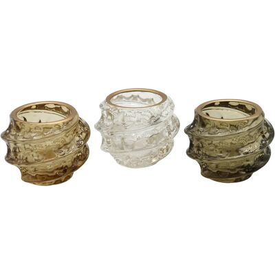 Signes Grimalt Portacandele, Vasi e portacandele 3U - Grigio Signes Grimalt Portacandele, Vasi e portacandele 3U - Grigio