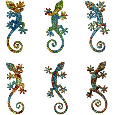 ORIGEN Home DECOR Lagarto Figura - πολύχρωμο 17x7x3cm - φιγούρα ORIGEN Home DECOR Lagarto Figura - πολύχρωμο 17x7x3cm - φιγούρα
