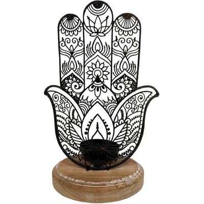 Portacandele etnico Signes Grimalt - 33x22x14cm - Candelabro Portacandele etnico Signes Grimalt - 33x22x14cm - Candelabro