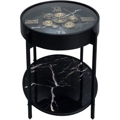 Signes Grimalt - GearClockTable - Μαύρο - Accent table Signes Grimalt - GearClockTable - Μαύρο - Accent table