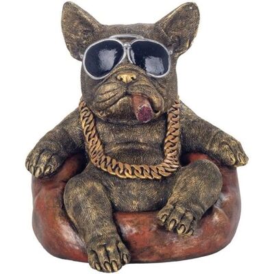 Signes Grimalt - Figura De Perro Bulldog 34670 - Καφέ - 19x20x21cm - figurine Signes Grimalt - Figura De Perro Bulldog 34670 - Καφέ - 19x20x21cm - figurine