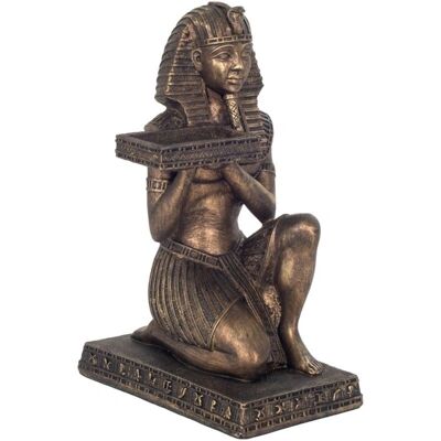 Signes Grimalt - Figura de rey egipcio de resina - Decoración clásica Signes Grimalt - Figura de rey egipcio de resina - Decoración clásica