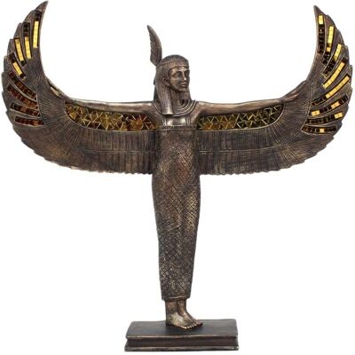 Signes Grimalt - Figurine Déesse Egyptienne en Bronze - 34x7x33cm Signes Grimalt - Figurine Déesse Egyptienne en Bronze - 34x7x33cm