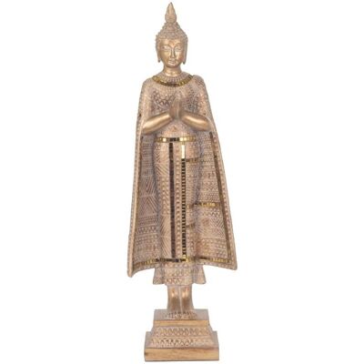 Signes Grimalt - Figura de Buda Dorada 9x14x44cm Signes Grimalt - Figura de Buda Dorada 9x14x44cm