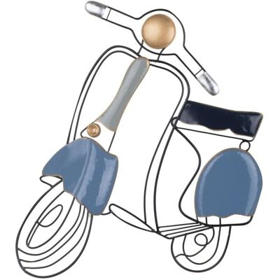 Signes Grimalt Μπλε Vespa Μεταλλική Διακόσμηση Τοίχου - Διακόσμηση Τοίχου Signes Grimalt Μπλε Vespa Μεταλλική Διακόσμηση Τοίχου - Διακόσμηση Τοίχου