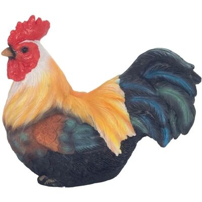 Figurine de coq rustique en résine - Décoration Figurine de coq rustique en résine - Décoration