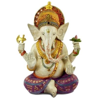 Αφίσα σε Ρητίνη Ganesha από Signes Grimalt - 38x21x29cm - Λευκό - Διακόσμηση Αφίσα σε Ρητίνη Ganesha από Signes Grimalt - 38x21x29cm - Λευκό - Διακόσμηση