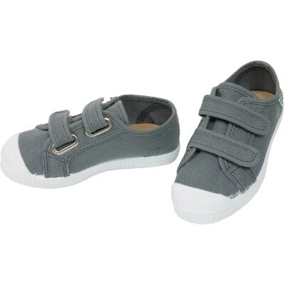 Natural World - MARINO - Grau - Klettverschluss - Shoes Natural World - MARINO - Grau - Klettverschluss - Shoes