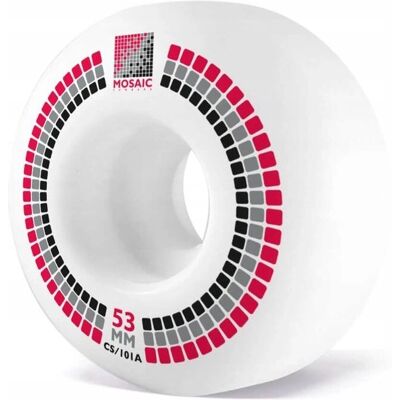 Mosaic Modell CS Classic - 53mm 101A Skate Rollen - Bunt Mosaic Modell CS Classic - 53mm 101A Skate Rollen - Bunt
