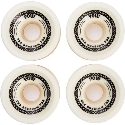 Yow Skateboardräder Ura 78a Transparent 66x51mm - Skateboard Wheels Yow Skateboardräder Ura 78a Transparent 66x51mm - Skateboard Wheels